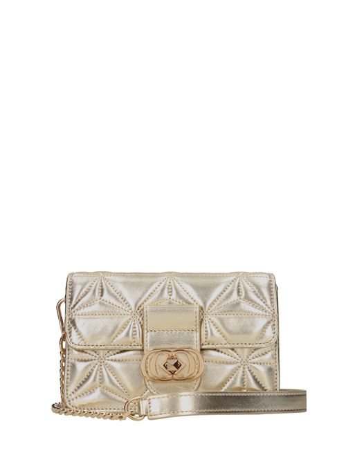 Borsa in pelle laminata LA CARRIE | SHINY MINI SHOULDER BAG LAMINATED LEATHEORO